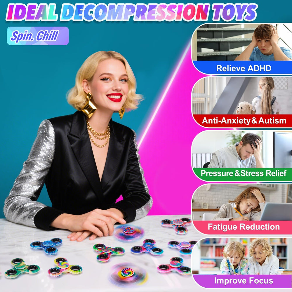 Gigilli desk-friendly classroom prizes spinner set for rewards.