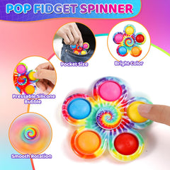 Gigilli compact spinner set fits pockets for on-the-go calm.