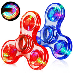 Gigilli fidget spinner light-up leaf buttons for engaging sensory play on the go.