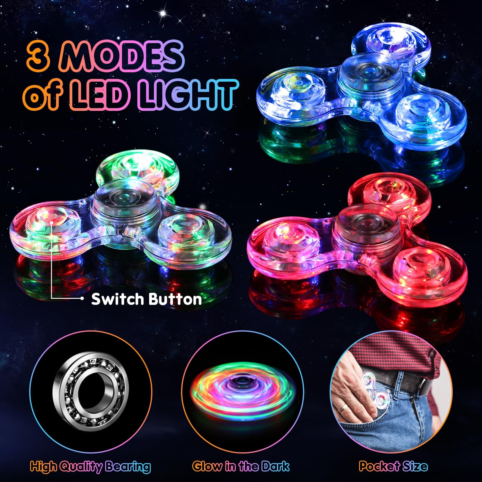 Gigilli rounded-edge spinner designed for safe kids use.