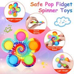 Gigilli silicone fidget toy with soft rubber buttons offers durable, reusable play.