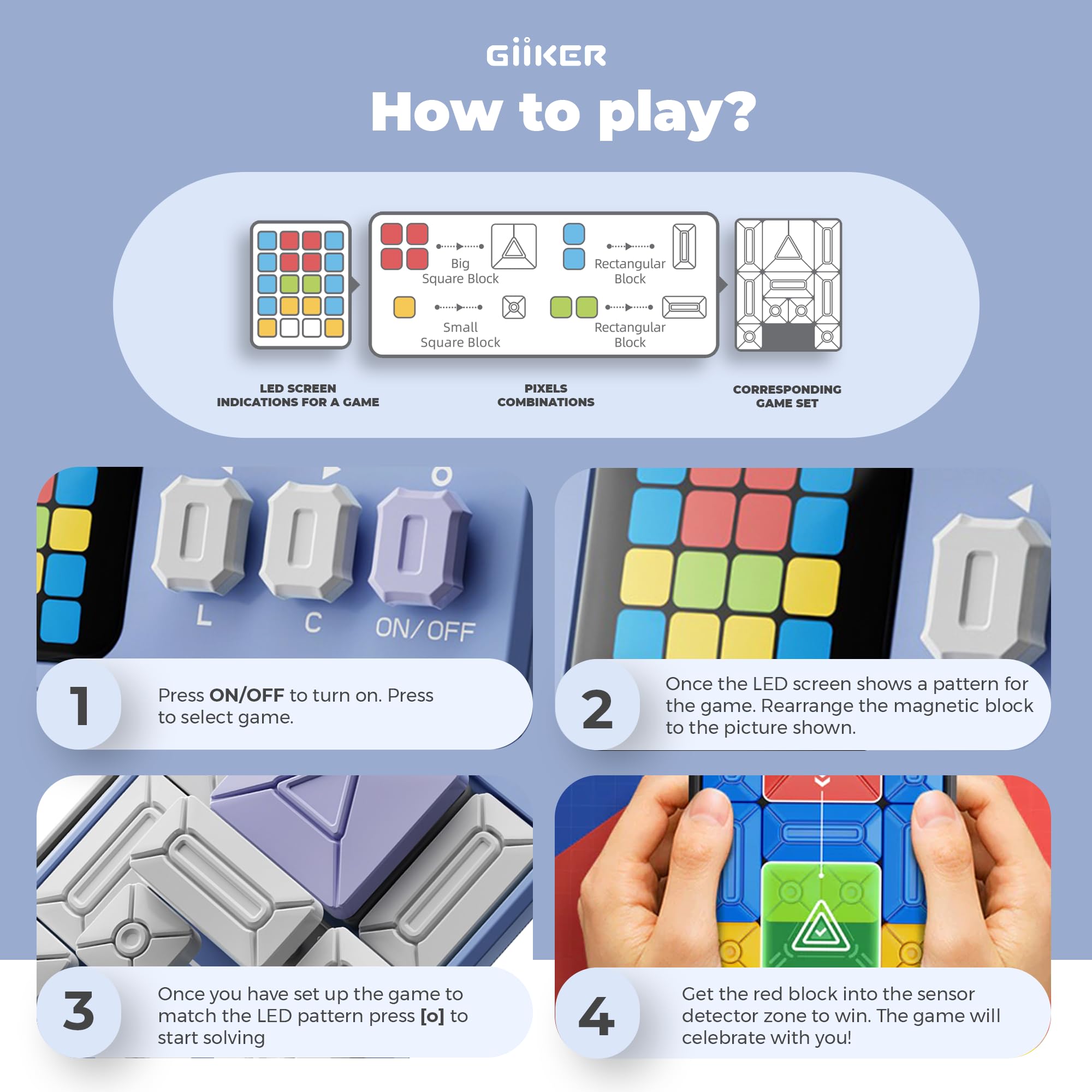 GiiKER Super Slide offers 500-plus challenges to boost reasoning during free time