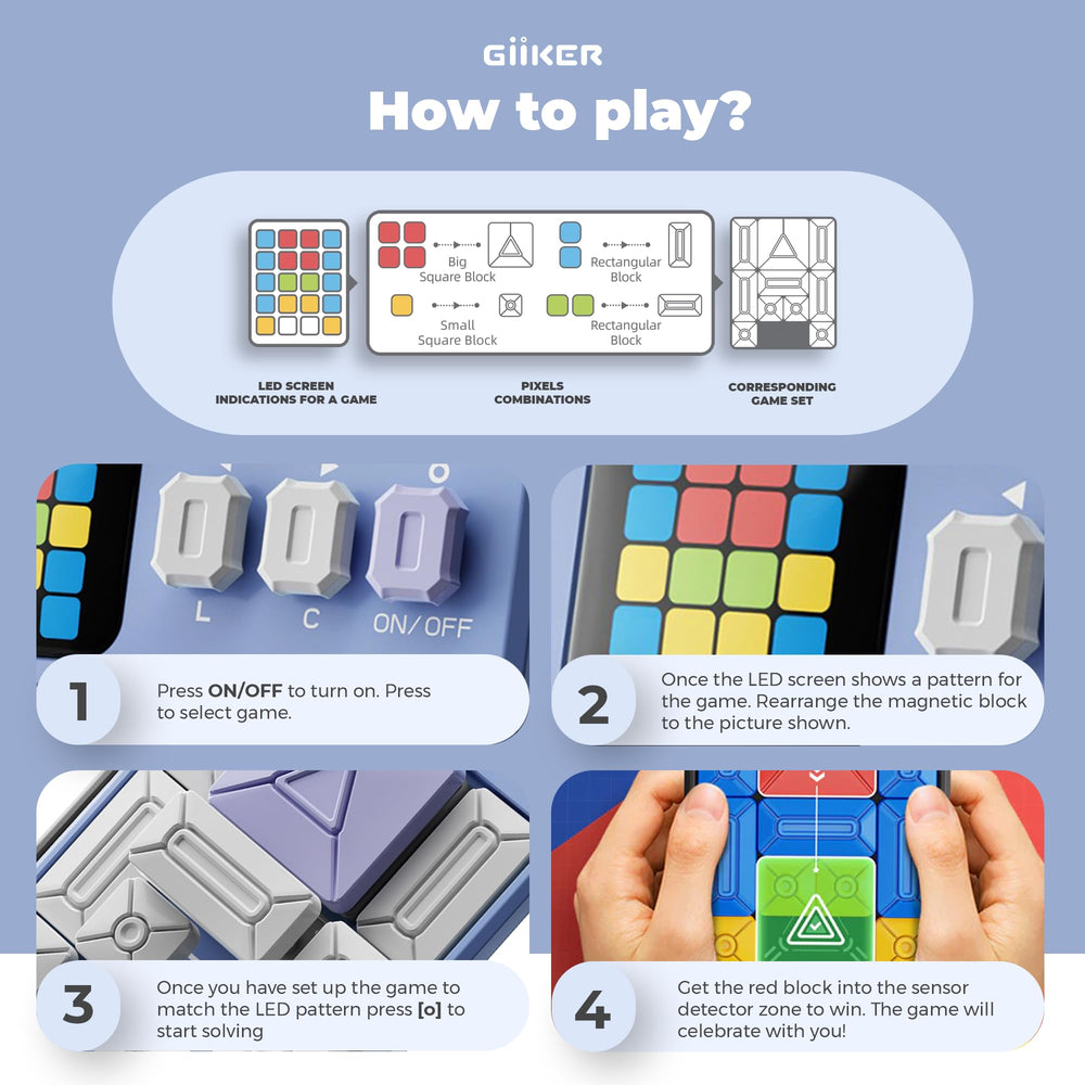 GiiKER Super Slide offers 500-plus challenges to boost reasoning during free time