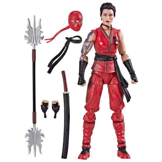 G.I. Joe Classified Kim Jinx Arashikage figure front view for display-ready poseability