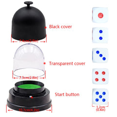 Gikfun privacy-cap hides dice visibility from opponents.