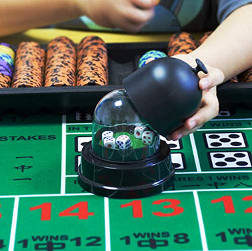 Gikfun push-button rolling action in use during a party game session.