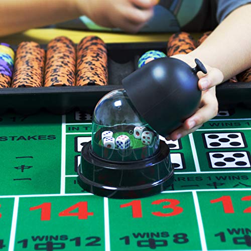 Gikfun push-button rolling action in use during a party game session.