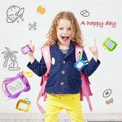 Giliger drawing board with easy-clip keychain ready for bags