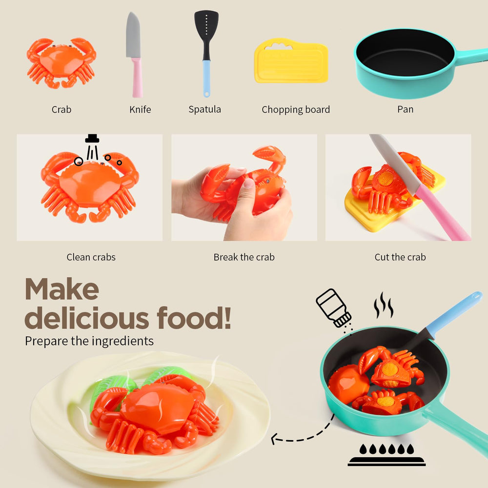 GILOBABY sliceable vegetables and play foods inspire creativity and color recognition.