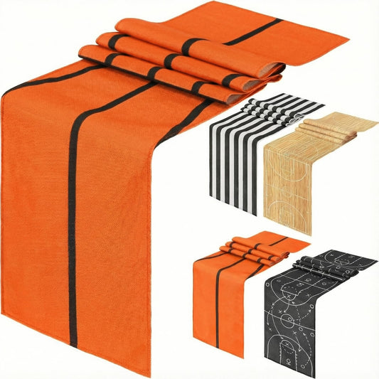 Gilprop basketball table runner graphics add vibrant party flair to any table