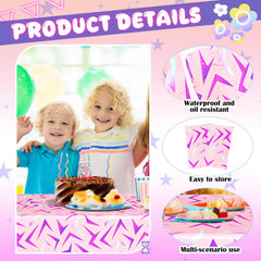 Gilprop disposable tablecloth enables quick cleanup after celebrations