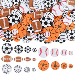 Gilprop foam soccer sticker for crafts and party decor, easy to apply.