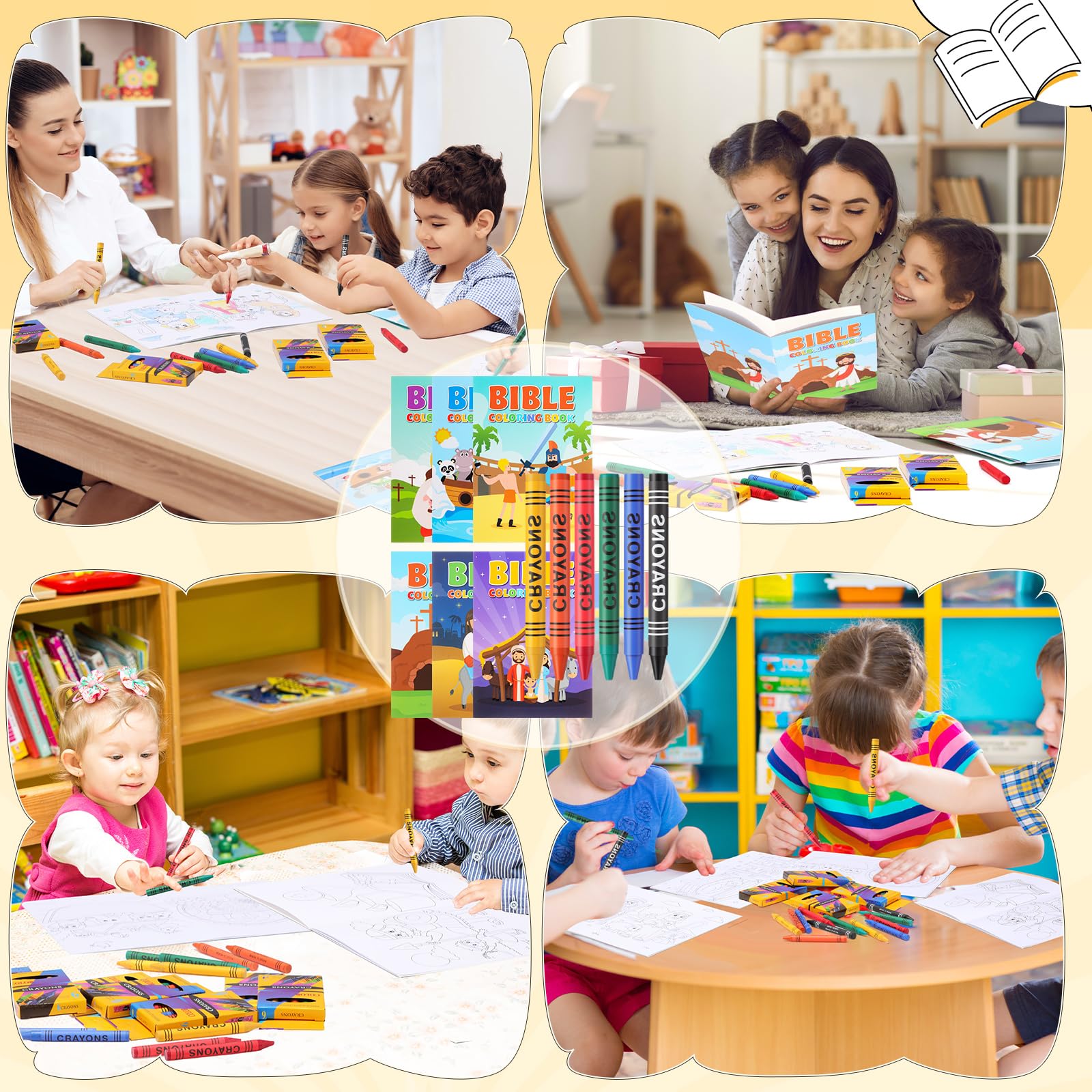 Gilprop kid-friendly mini-size coloring books perfect for party favors.