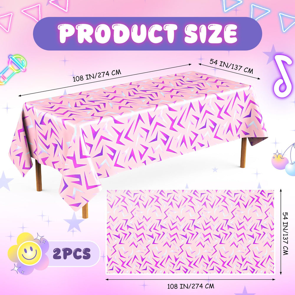 Gilprop plastic tablecover for kids parties adds style and practicality