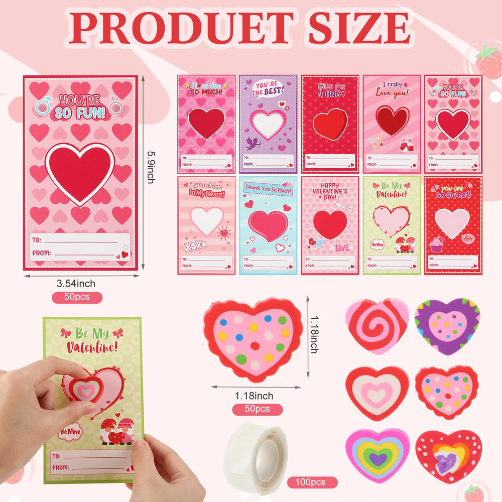 Gilprop valentines cards with designs in 10 variants.