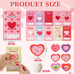 Gilprop valentines cards with designs in 10 variants.