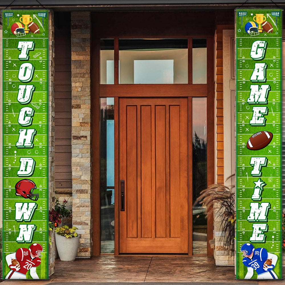 Tailgate-ready football banner by GINFTBRZGV ideal for celebrations