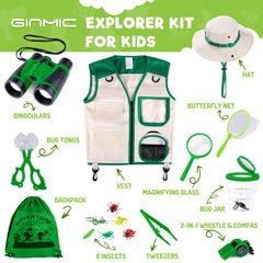 GINMIC breathable hat and vest protect kids during outdoor adventures
