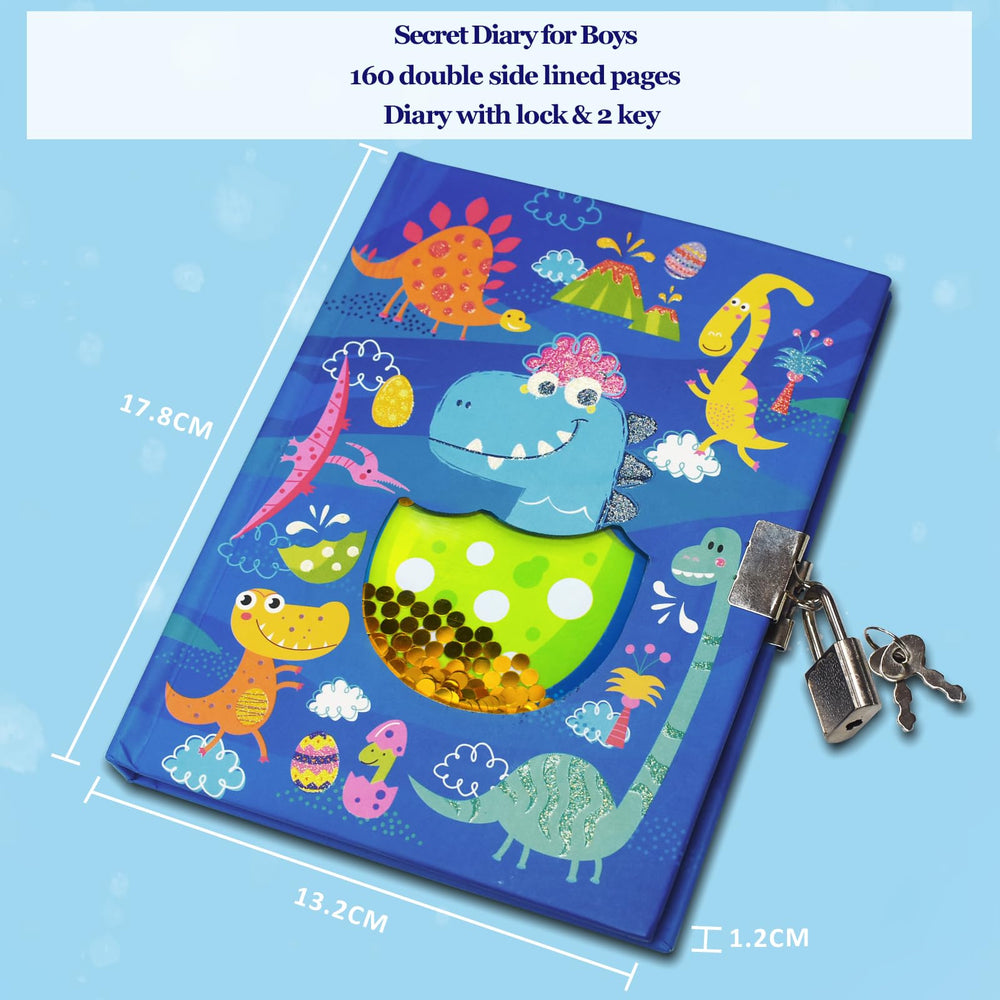 GINMLYDA diary includes two keys to help keep personal notes secure.