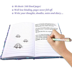GINMLYDA sequin notebook makes a fun gift for girls
