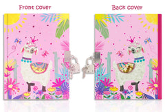 GINMLYDA Durable hardcover with included keys ensures privacy and durability.