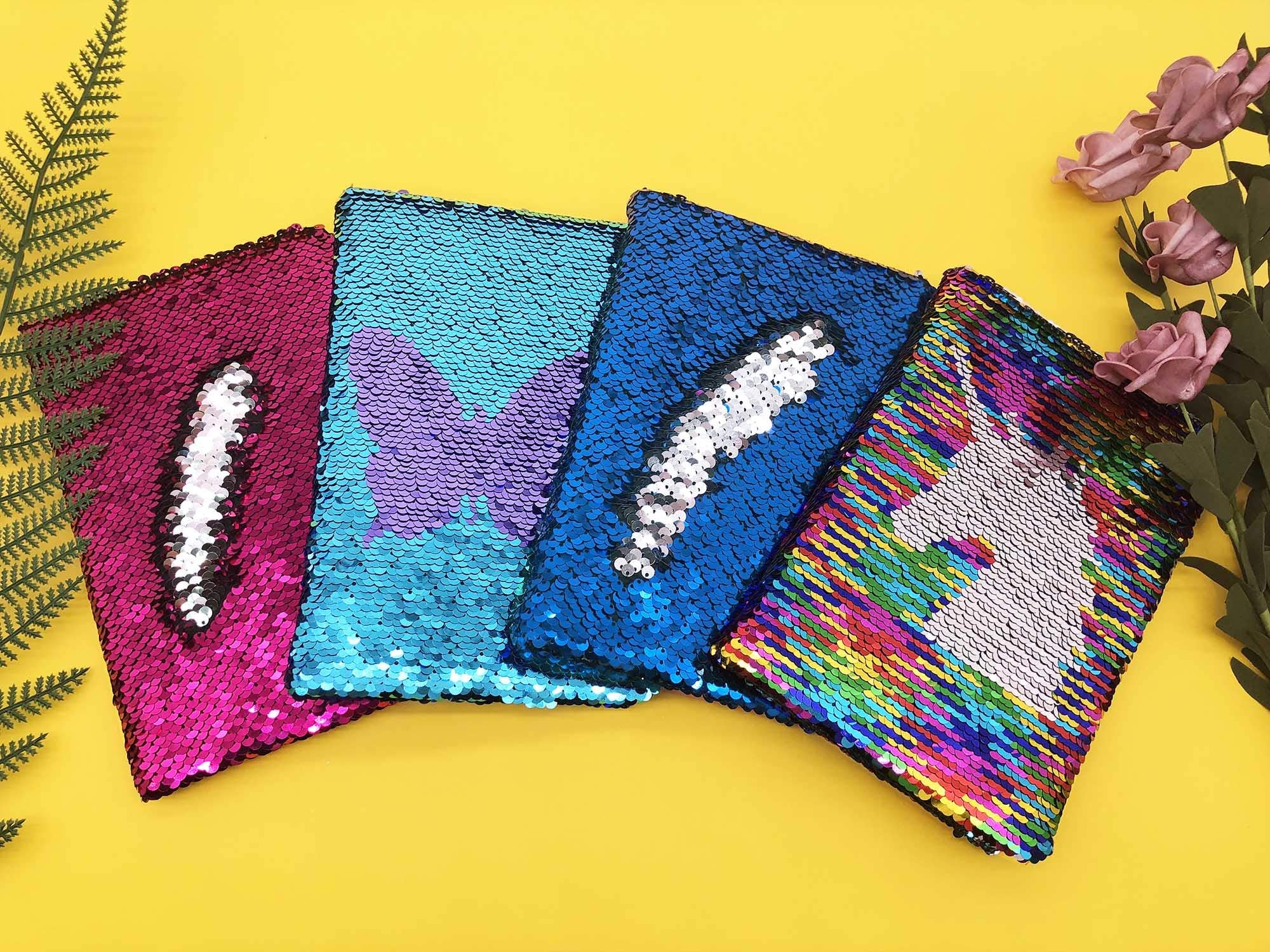 GINMLYDA purple-blue sequin cover sparks imaginative storytelling