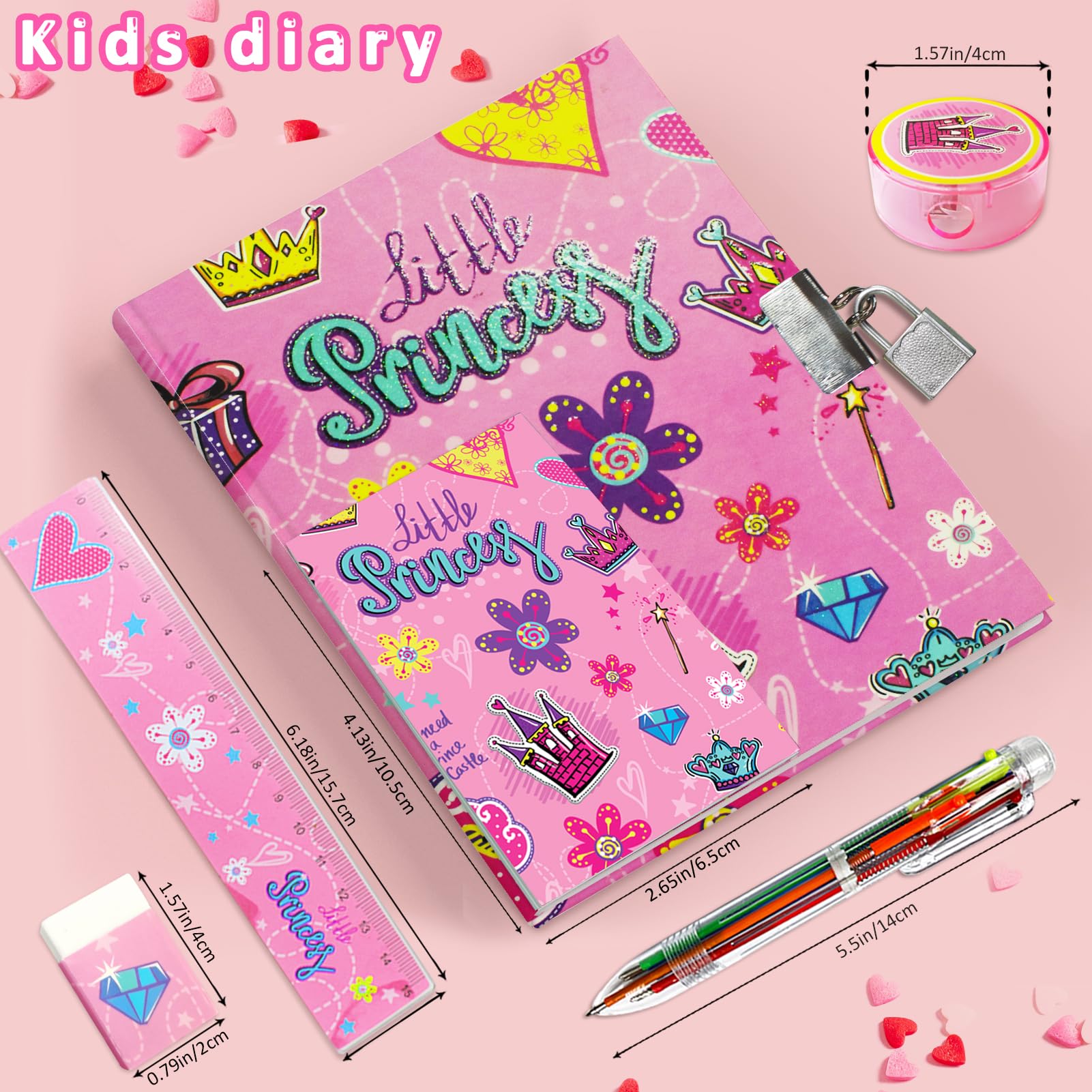 GINMLYDA six-color pen provides smooth writing for creative journaling.