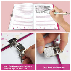 GINMLYDA unicorn window sequin feature adds magical sparkle to drawings.