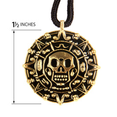Giraffe Manufacturing black cord pirate necklace offers comfortable wear for all-day cosplay
