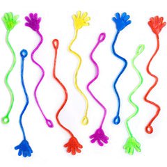 Giraffe Manufacturing sticky hands kids playset for 8-12 party activities and rewards.