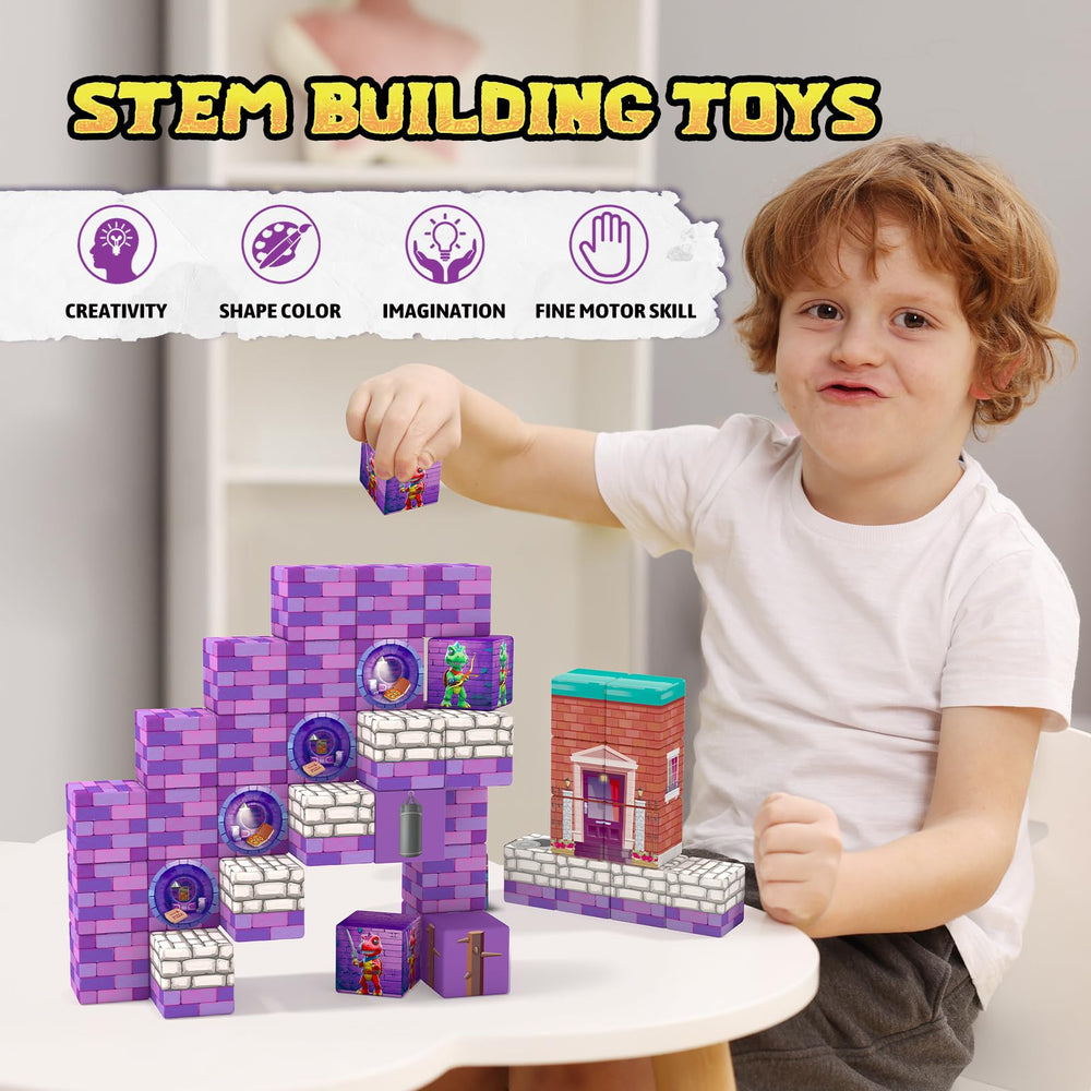 Girigi magnetic blocks ideal for classrooms, homes, and travel.