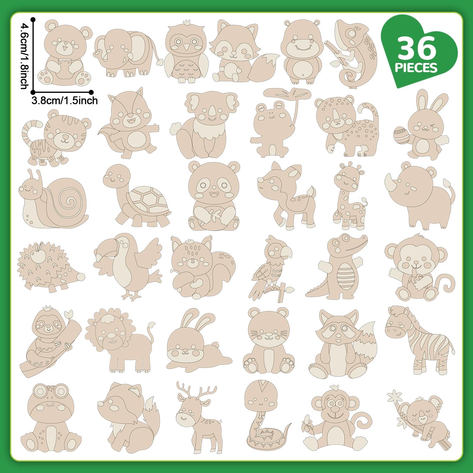 gisgfim 10-color paint pen set for vibrant jungle magnets and easy color blending.