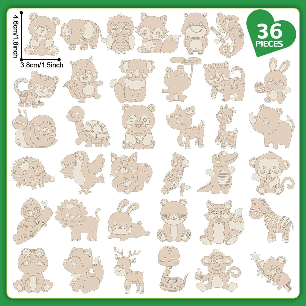 gisgfim 10-color paint pen set for vibrant jungle magnets and easy color blending.