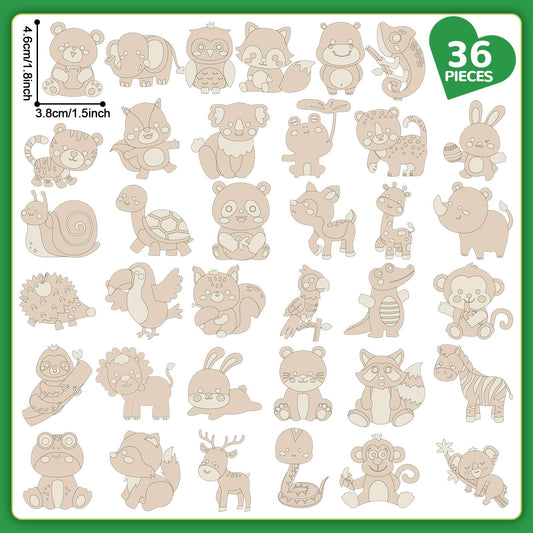 gisgfim 10-color paint pen set for vibrant jungle magnets and easy color blending.