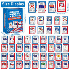 gisgfim 50-state flags cards set enhances memory and geography focus.