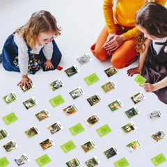 gisgfim baby animal memory cards display a tiger for vibrant learning and quick pairing.