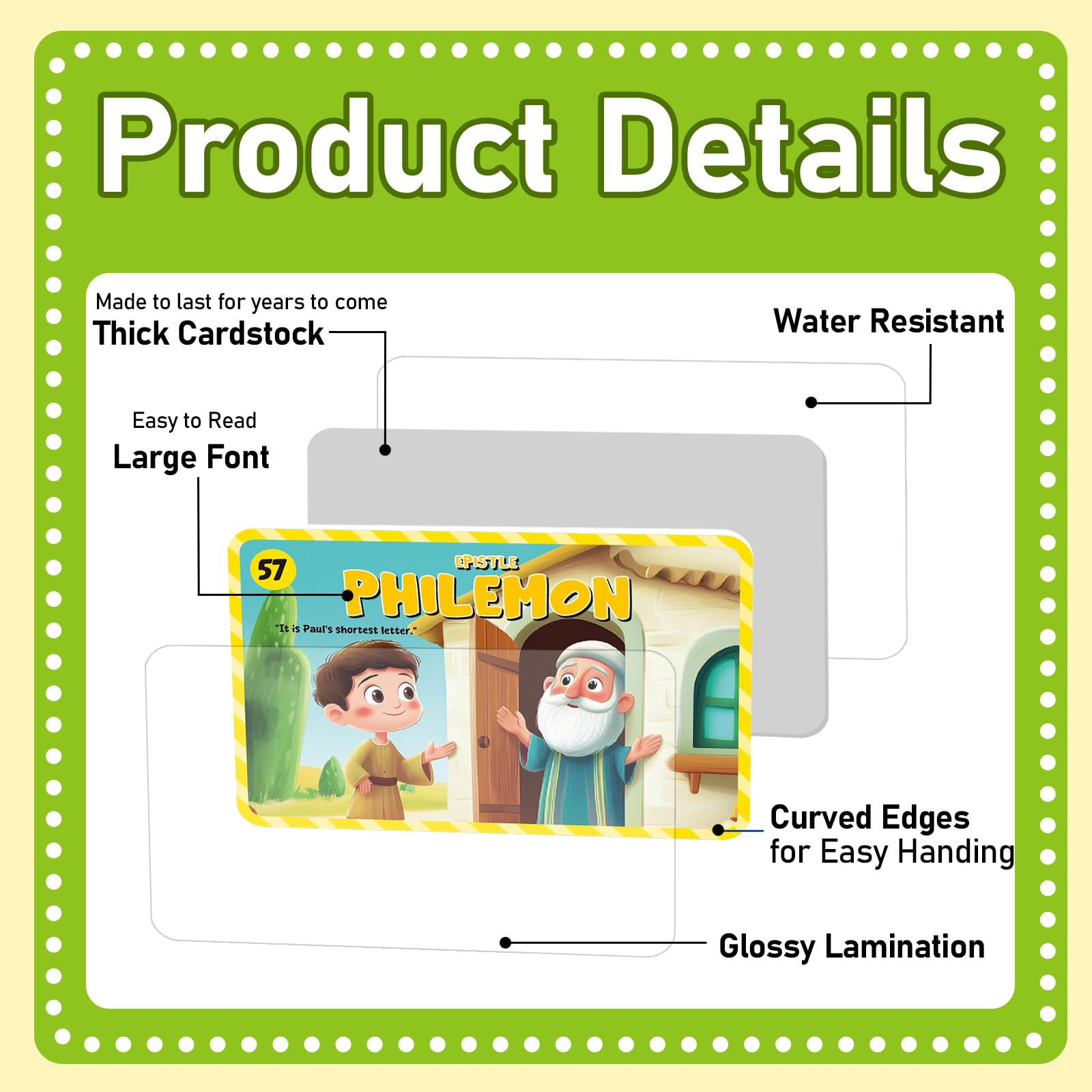 gisgfim Bible flash cards back presenting summaries, scriptures, and practical insights