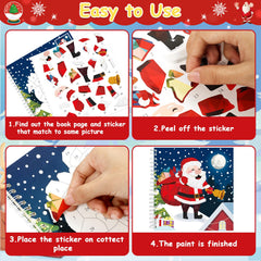 Gisgfim candy sticker paint book page provides a sweet finishing touch while building fine motor skills