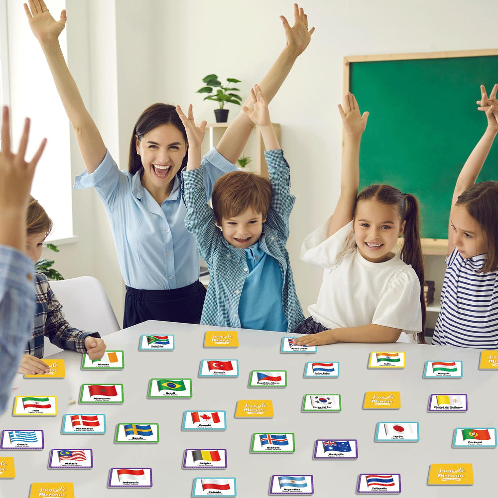 gisgfim Classroom activity using the memory game to teach flags