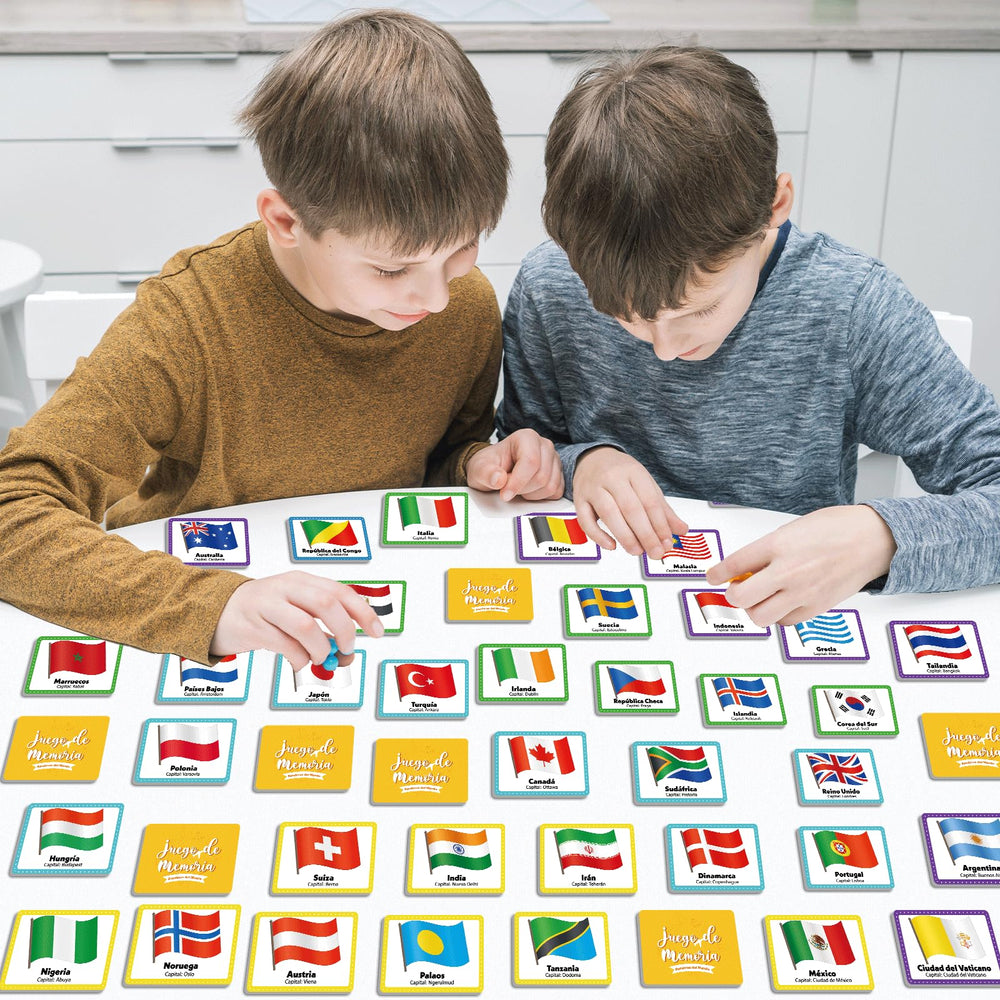 gisgfim Colorful flags design, eye-catching aid for world flag learning.