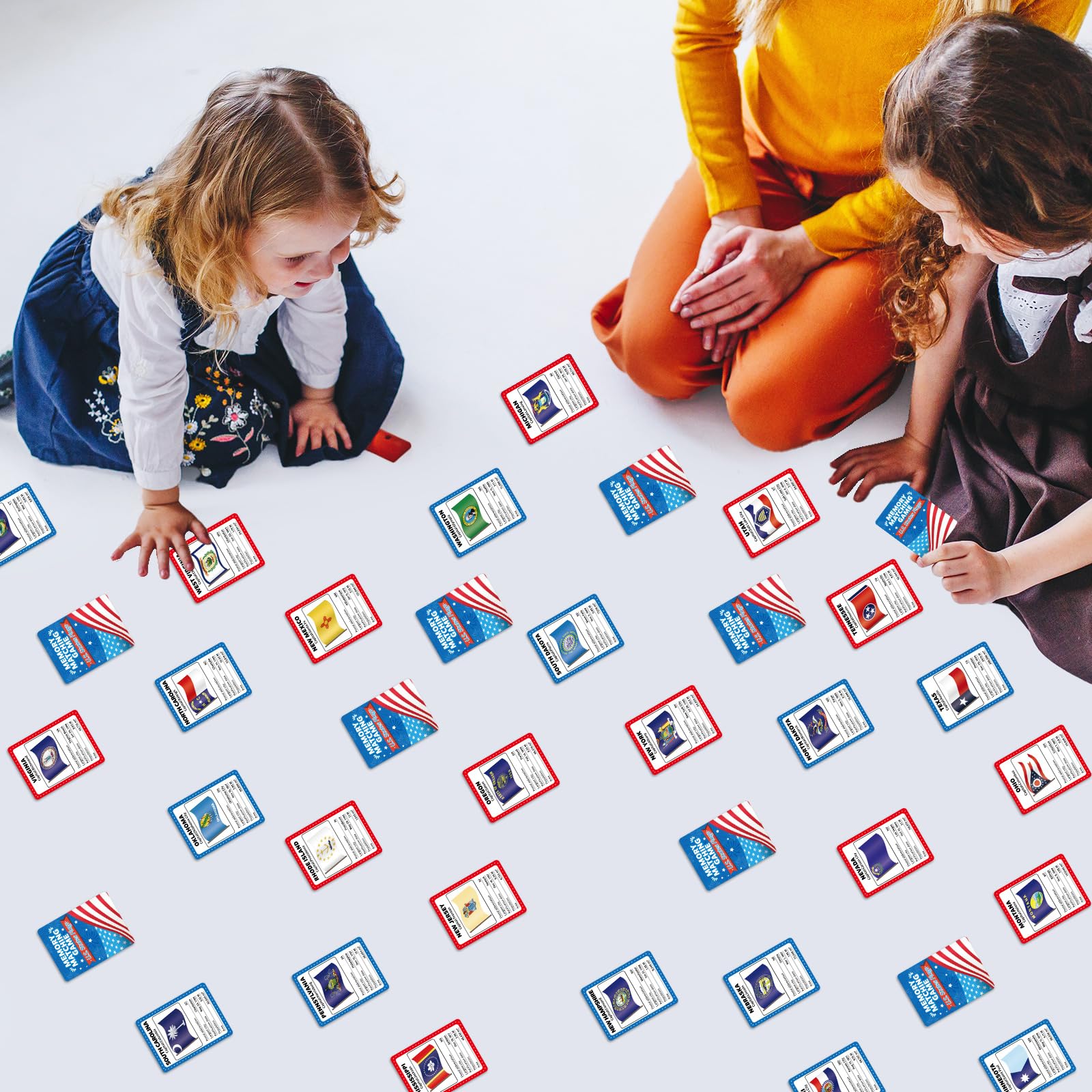 gisgfim colorful geography info on each card supports learning.
