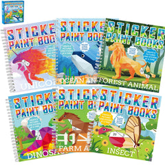 gisgfim dinosaurs sticker book offers hands-on fun for imaginative play and fine motor practice.