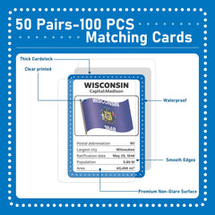 gisgfim durable storage box keeps cards organized for classroom use.