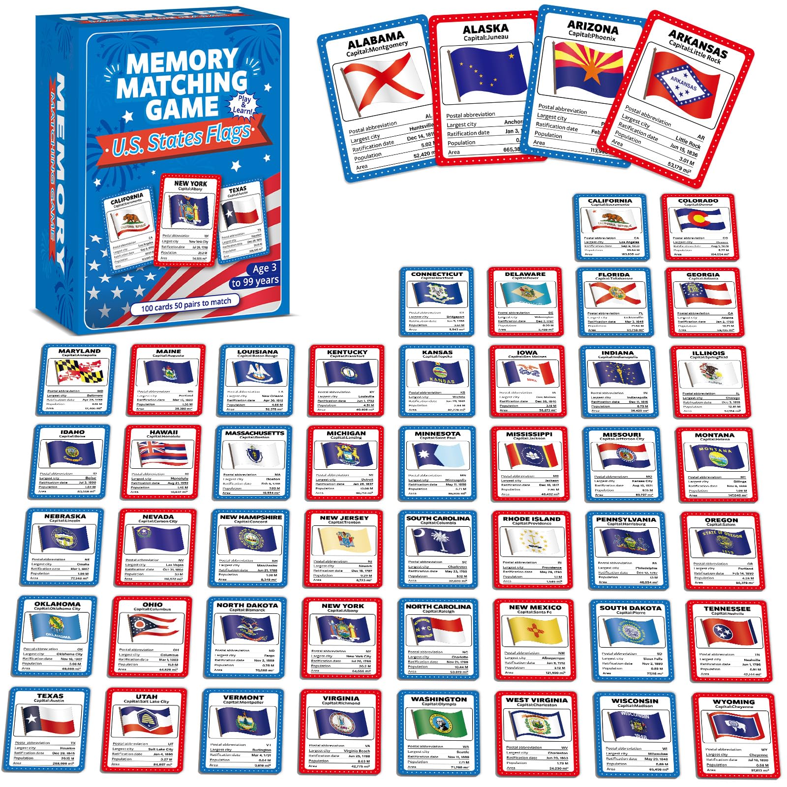 gisgfim flags usa memory game pack boosts geography learning for all ages.