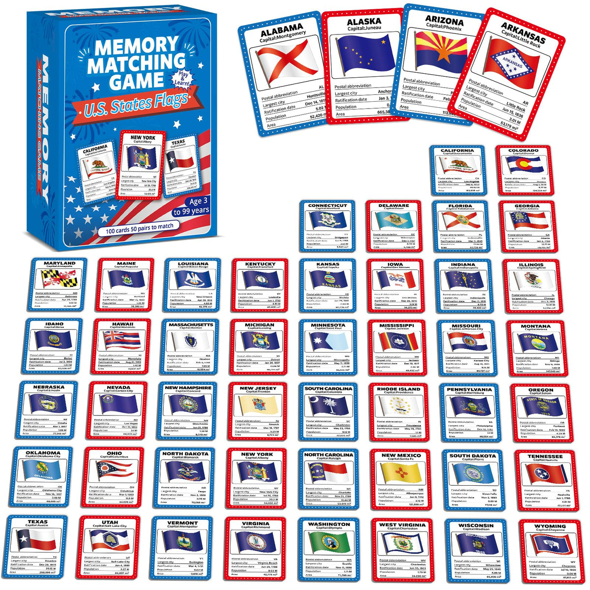 gisgfim flags usa memory game pack boosts geography learning for all ages.