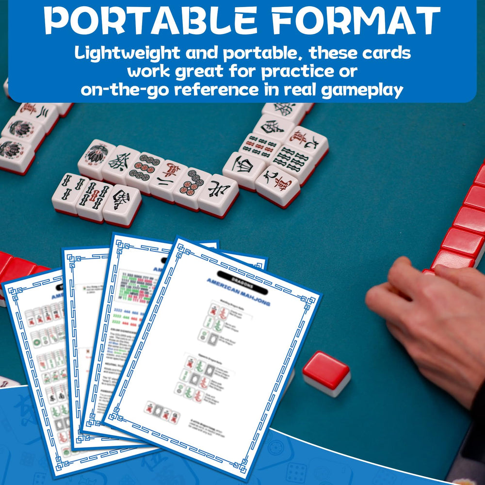 gisgfim large-format cards stay flat on table for easy viewing