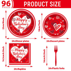 gisgfim Galentines Day dessert plates highlight charming design for sweet treats
