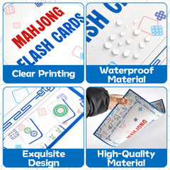 gisgfim large 8-5x11-inch cards with bold color-coded suits