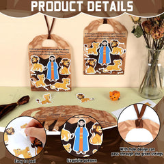 gisgfim Lion den cave pieces for durable Bible crafts