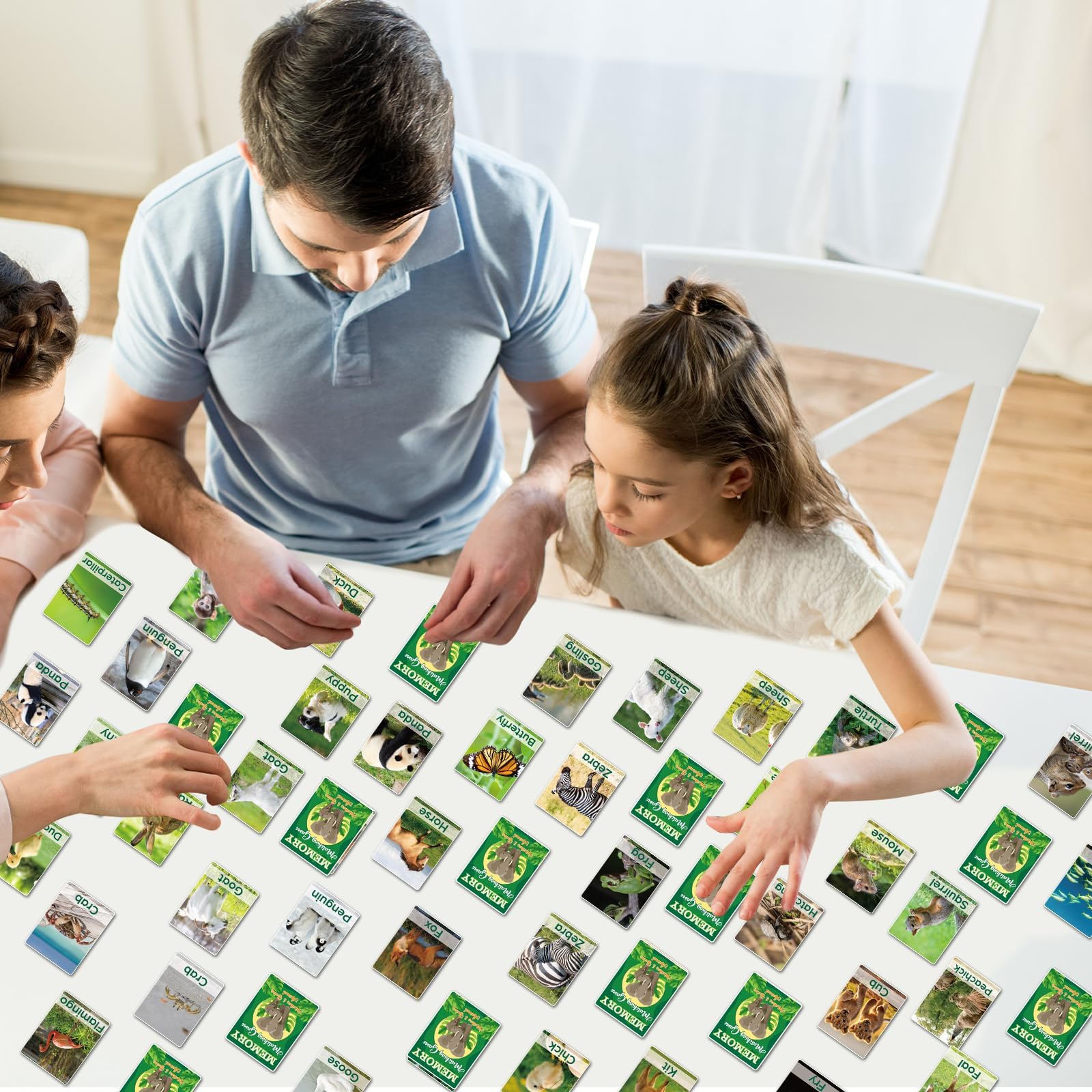 gisgfim panda and cub memory card offers colorful animal learning fun
